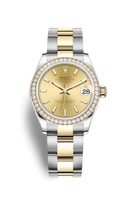 Rolex Datejust 31 Stainless Steel / Yellow Gold / Diamond / Champagne / Jubilee (278383rbr-0013)