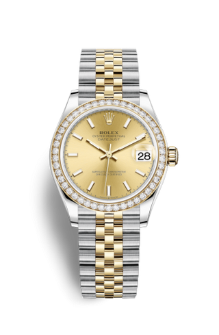 Rolex - 278383rbr-0014  Datejust 31 Stainless Steel / Yellow Gold / Diamond / Champagne / Jubilee