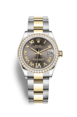 Rolex - 278383rbr-0017  Datejust 31 Stainless Steel / Yellow Gold / Diamond / Grey - Roman / Oyster