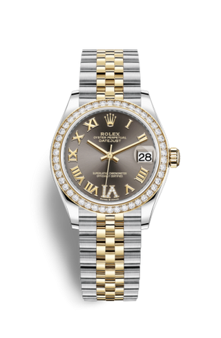 Rolex - 278383rbr-0018  Datejust 31 Stainless Steel / Yellow Gold / Diamond / Grey - Roman / Jubilee