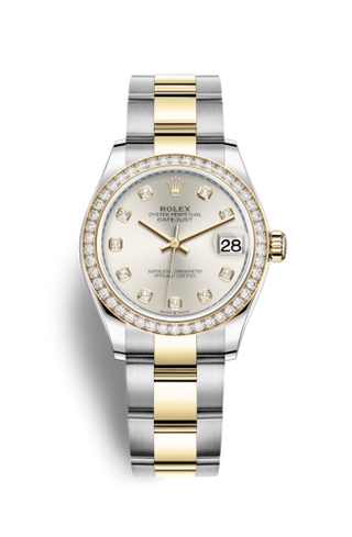 Rolex - 278383rbr-0019  Datejust 31 Stainless Steel / Yellow Gold / Diamond / Silver - Diamond / Oyster