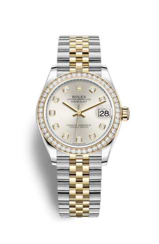 Rolex - 278383rbr-0020  Datejust 31 Stainless Steel / Yellow Gold / Diamond / Silver - Diamond / Jubilee