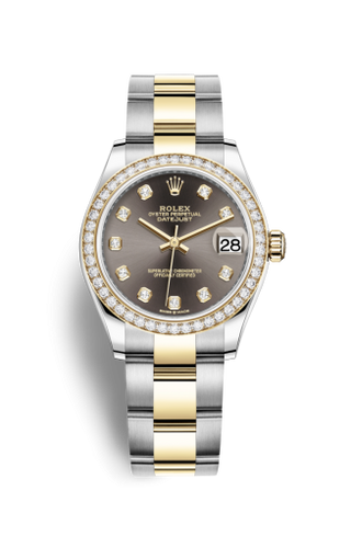 Rolex - 278383rbr-0021  Datejust 31 Stainless Steel / Yellow Gold / Diamond / Grey - Diamond / Oyster