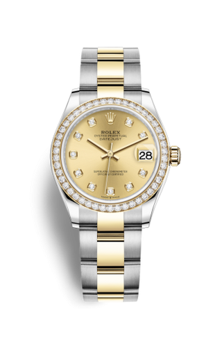 Rolex - 278383rbr-0025  Datejust 31 Stainless Steel / Yellow Gold / Diamond / Champagne - Diamond / Oyster