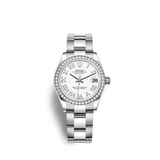 Rolex - 278384rbr-0013  Datejust 31 Stainless Steel Diamond / Oyster / White - Roman