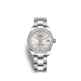 Rolex - 278384rbr-0015  Datejust 31 Stainless Steel Diamond / Oyster / Silver