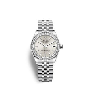 Rolex - 278384rbr-0016  Datejust 31 Stainless Steel Diamond / Jubilee / Silver