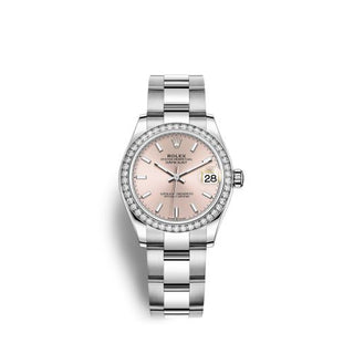 Rolex - 278384rbr-0017  Datejust 31 Stainless Steel Diamond / Oyster / Pink