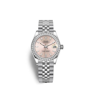 Rolex - 278384rbr-0018  Datejust 31 Stainless Steel Diamond / Jubilee / Pink