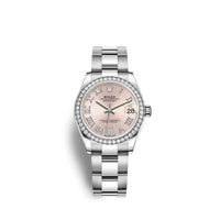 Rolex Datejust 31 Stainless Steel Diamond / Jubilee / Black - Roman (278384rbr-0027)