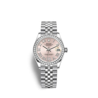 Rolex - 278384rbr-0028  Datejust 31 Stainless Steel Diamond / Jubilee / Pink - Roman