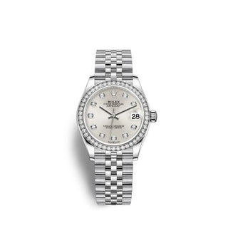 Rolex - 278384rbr-0034  Datejust 31 Stainless Steel Diamond / Jubilee / Silver - Diamond