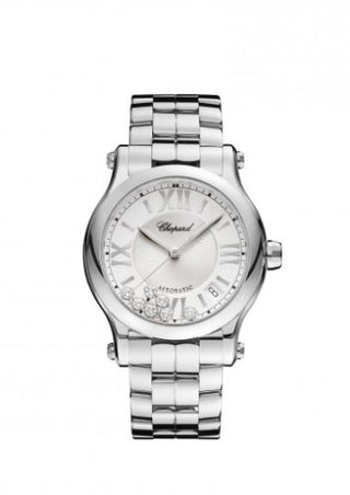 Chopard - 278559-3002  Happy Sport 36 Automatic Stainless Steel / Silver / Bracelet