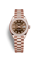 Rolex Lady-Datejust 28 Everose Diamond / Jubilee / Sundust Diamond (279135rbr-0001)