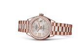 Rolex - 279135rbr-0003  Lady-Datejust 28 Everose Diamond / President / Sundust Diamond