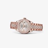 Rolex - 279135rbr-0004  Lady-Datejust 28 Everose Diamond / Jubilee / Sundust Diamond