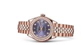 Rolex - 279135rbr-0011  Lady-Datejust 28 Everose Diamond / Jubilee / Aubergine