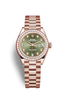 Rolex Lady-Datejust 28 Rolesor Rose Domed / Jubilee / MOP (279135rbr-0014)