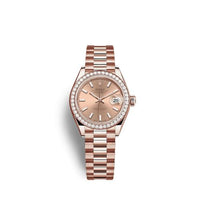 Rolex Lady-Datejust 28 Rose Gold / Diamond / Rose - Roman / President (279135RBR-0025)