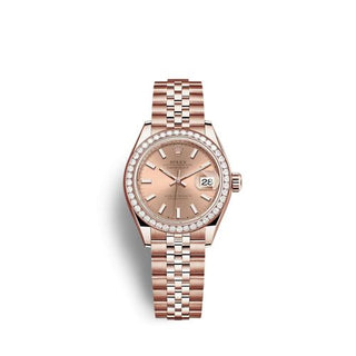 Rolex - 279135RBR-0026  Lady-Datejust 28 Rose Gold / Diamond / Rose / Jubilee