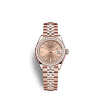 Rolex Lady-Datejust 28 Stainless Steel / Rose Gold /  Diamond / Rose / Oyster (279135RBR-0026)