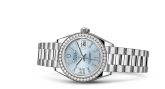 Rolex - 279136rbr-0001  Lady-Datejust 28 Platinum Diamond / President / Ice Blue Diamonds