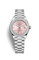 Rolex Lady-Datejust 28 Stainless Steel Domed / Jubilee / Dark Grey Roman (279136rbr-0004)