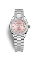 Rolex Lady-Datejust 28 Stainless Steel Domed / Oyster / White Roman (279136rbr-0005)