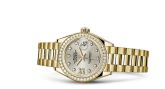 Rolex - 279138rbr-0001  Lady-Datejust 28 Yellow Gold Diamond / President / Silver Diamond