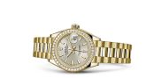 Rolex - 279138rbr-0005  Lady-Datejust 28 Yellow Gold Diamond / President / Silver