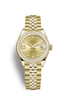 Rolex Lady-Datejust 28 Rolesor Yellow Domed / Jubilee / MOP (279138rbr-0007)