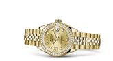 Rolex - 279138rbr-0007  Lady-Datejust 28 Yellow Gold Diamond / Jubilee / Champagne Diamonds