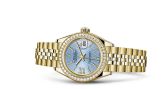 Rolex - 279138rbr-0009  Lady-Datejust 28 Yellow Gold Diamond / Jubilee / Cornflower Diamonds