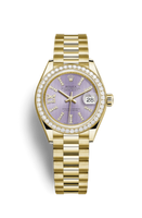 Rolex Lady-Datejust 28 Everose Domed / Jubilee / Chocolate (279138rbr-0010)