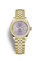 Rolex Lady-Datejust 28 Rolesor Rose Fluted / Jubilee / Olive Diamonds (279138rbr-0011)