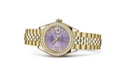 Rolex - 279138rbr-0011  Lady-Datejust 28 Yellow Gold Diamond / Jubilee / Lilac Diamonds