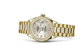 Rolex - 279138rbr-0019  Lady-Datejust 28 Yellow Gold Diamond / President / Silver Diamond