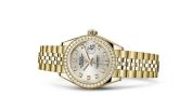 Rolex - 279138rbr-0020  Lady-Datejust 28 Yellow Gold Diamond / Jubilee / Silver Diamond