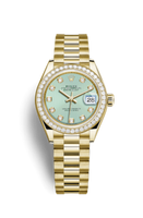 Rolex Lady-Datejust 28 Yellow Gold Diamond / President / Champagne Diamond (279138rbr-0025)