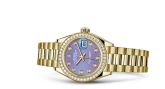 Rolex - 279138rbr-0027  Lady-Datejust 28 Yellow Gold Diamond / President / Lavender Diamond