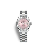 Rolex Lady-Datejust 28 White Gold - Diamond / President / White - Roman (279139RBR-0012)