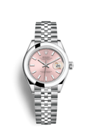 Rolex Lady-Datejust 28 Stainless Steel / Diamond / White - Roman / Oyster (279160-0001)