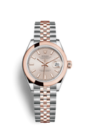 Rolex Lady-Datejust 28 Everose Diamond / President / Paved Roman (279161-0001)