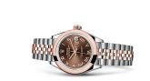 Rolex - 279161-0009  Lady-Datejust 28 Rolesor Rose Domed / Jubilee / Chocolate Roman