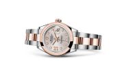 Rolex - 279161-0019  Lady-Datejust 28 Rolesor Rose Domed / Oyster / Sundust Diamond