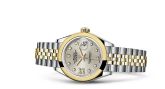 Rolex - 279163-0003  Lady-Datejust 28 Rolesor Yellow Domed / Jubilee / Silver Diamond