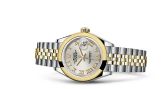 Rolex - 279163-0005  Lady-Datejust 28 Rolesor Yellow Domed / Jubilee / Silver Roman