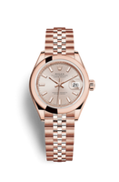 Rolex Lady-Datejust 28 Rolesor Rose Diamond / Oyster / Chocolate Diamond (279165-0003)