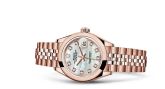 Rolex - 279165-0018  Lady-Datejust 28 Everose Domed / Jubilee / MOP