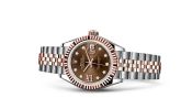 Rolex - 279171-0003  Lady-Datejust 28 Rolesor Rose Fluted / Jubilee / Chocolate Diamond